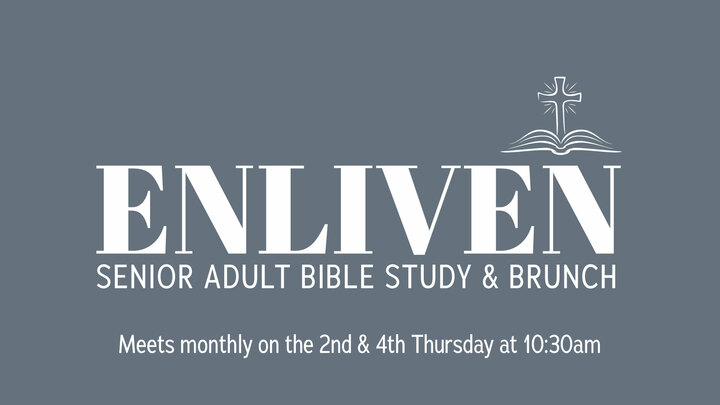 Logo for Enliven Senior Adult Bible Brunch & Study