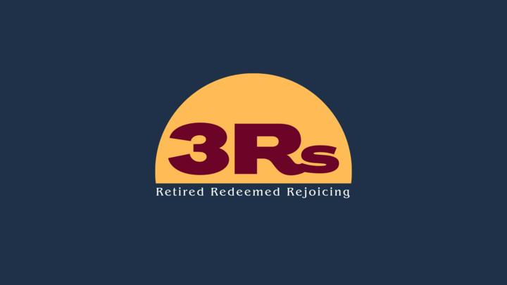 Logo for 3R's (Retired, Redeemed, Rejoicing)