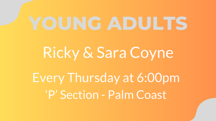 Logo for Mixed Ages 18-26 Community Group- Young Adult (Ricky and Sara Coyne)