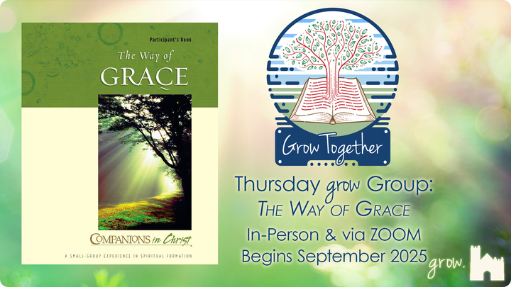 Logo for Thursday GROW Group: Companions in Christ - The Way of Grace