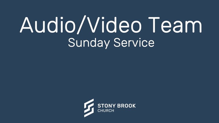 Logo for Sunday - Audio and Video Team