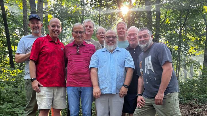 Logo for Seeking God, Serving Others Men's Group