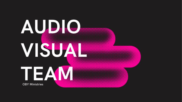 Logo for OBY Audio Visual Team