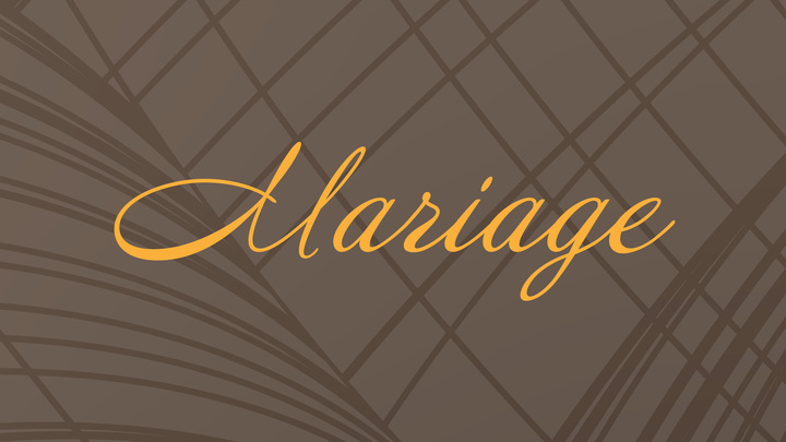 Logo for Mariage