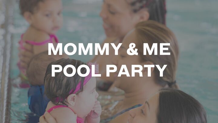 Logo for Mommy and Me Pool Party