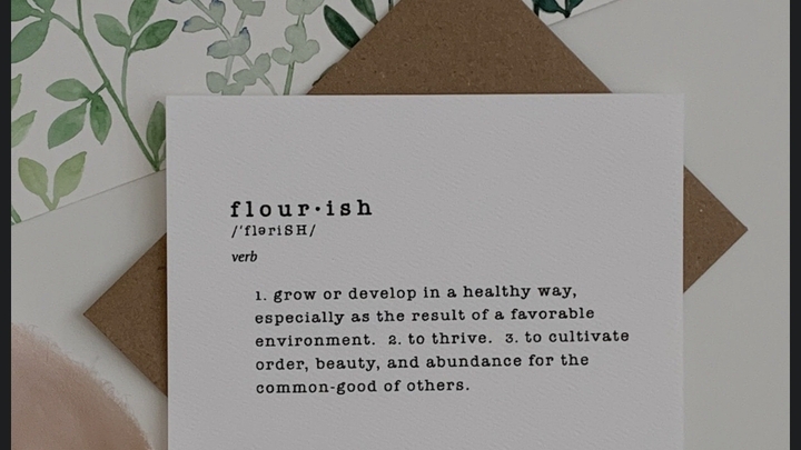 Logo for Flourish Women's Group