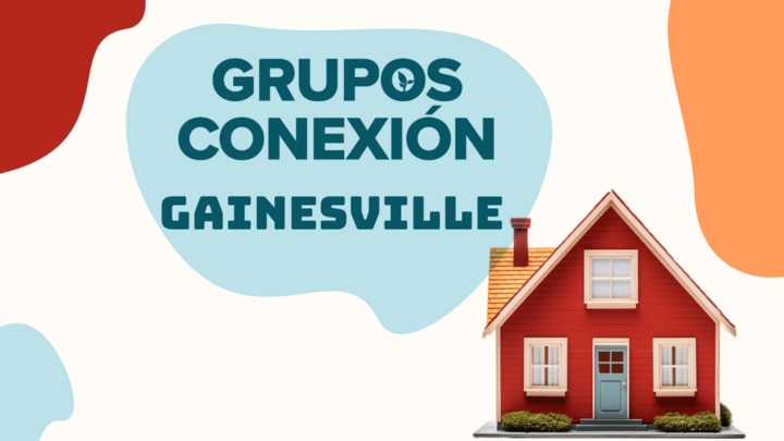 Logo for Mensualmente | En Persona I Para Todos | Grupo Conexión Gainesville | James & Brenda Land