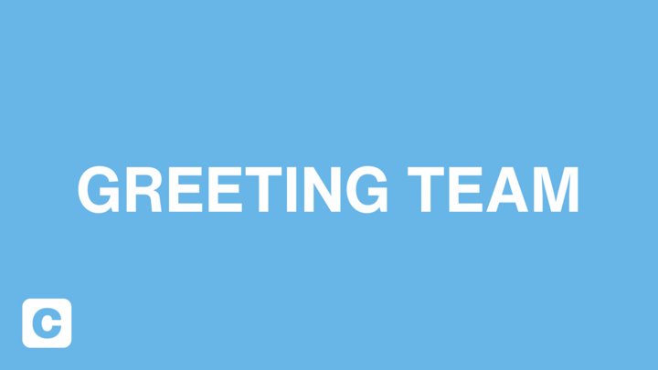 Logo for Greeting Team