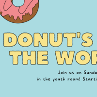 Logo for Donuts & The Word
