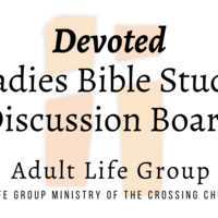 Logo for "Devoted" Ladies Bible Study Discussion Board