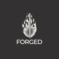Logo for Forged Men's Ministry