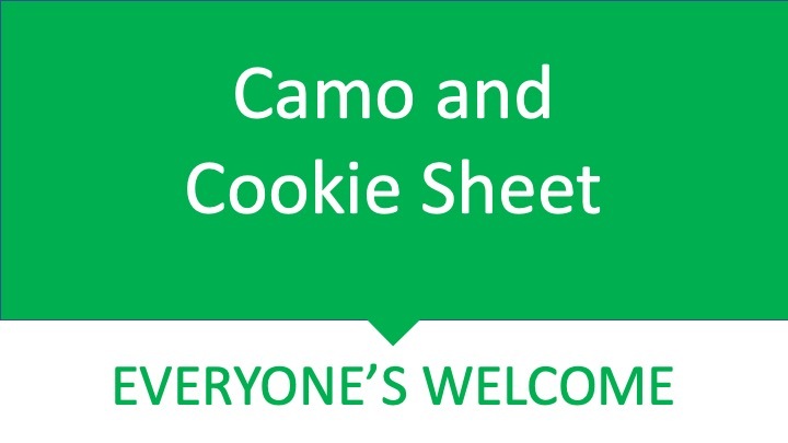 Logo for Camo and Cookie Sheet