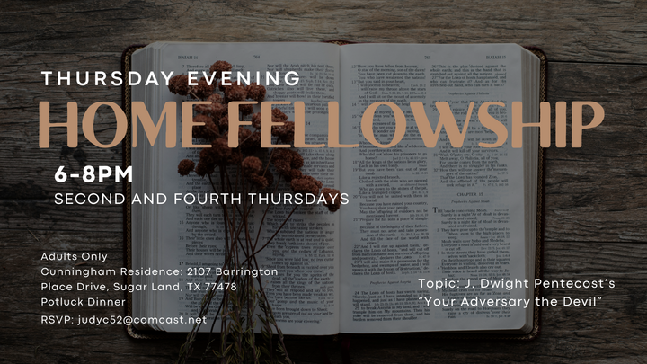 Logo for Thursday Evening Home Fellowship