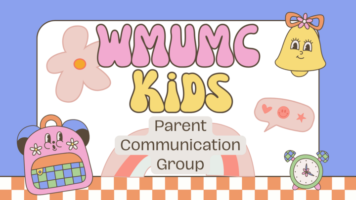 Logo for WMUMC Kid's Ministry PARENTS GROUP