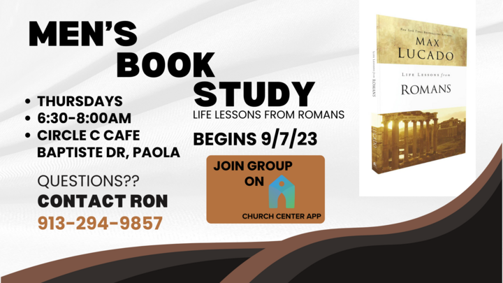 Logo for Men’s Book Club