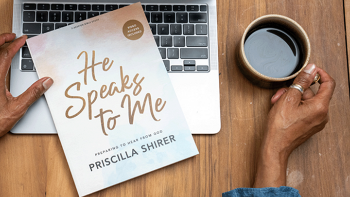 Logo for "He Speaks to Me"  Leader - Ila Simmons