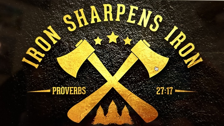Logo for Iron Sharpens Iron (Men's Group)