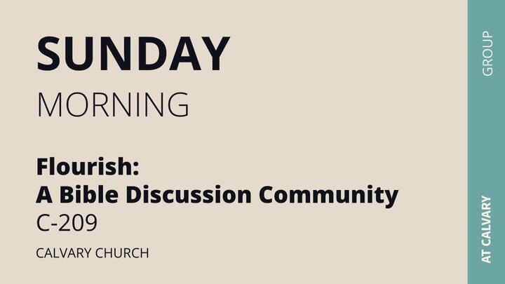 Logo for Flourish: A Bible Discussion Community