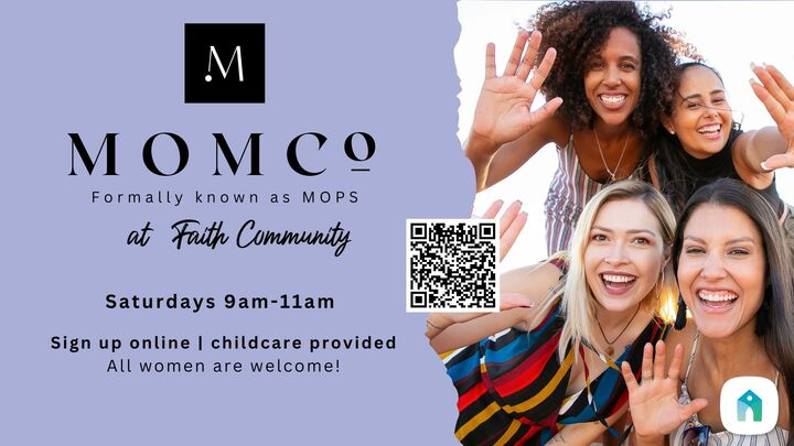 Logo for MOMCo (Mom Community)