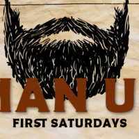Logo for Man Up...First Saturdays