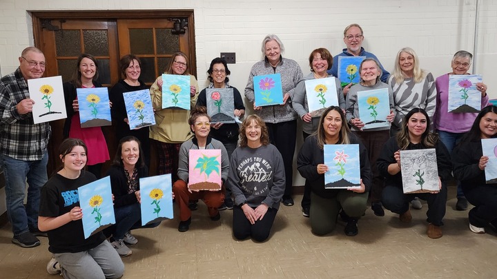 Logo for Creative Connections Healing Art Group