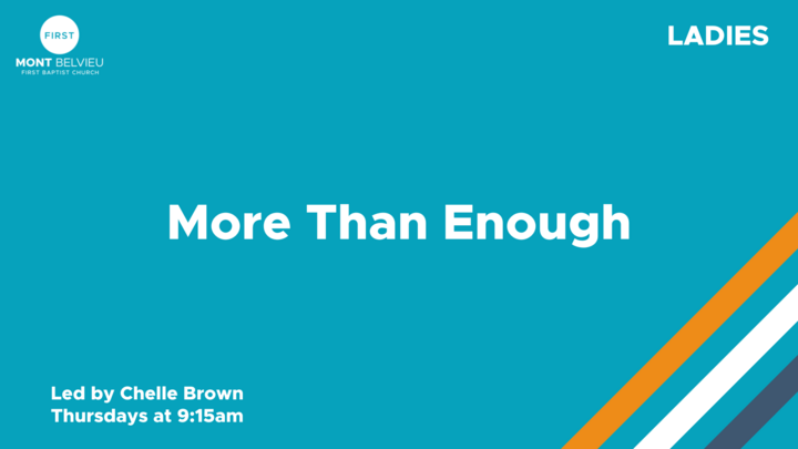 Logo for More Than Enough (Led by Chelle Brown)