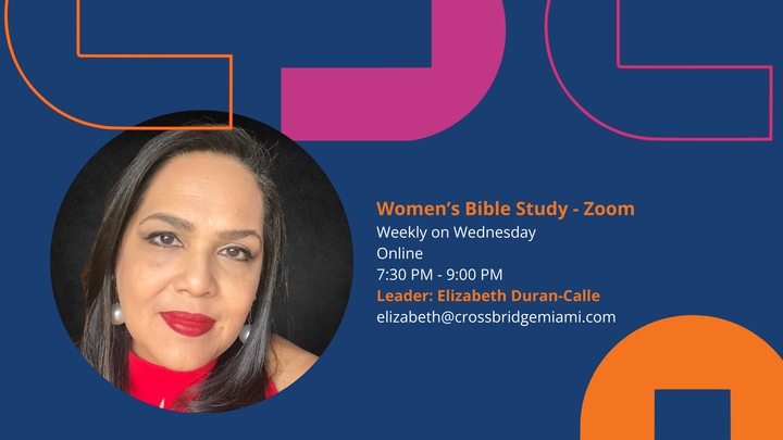 Logo for WOMEN Bible Study Online (Zoom)