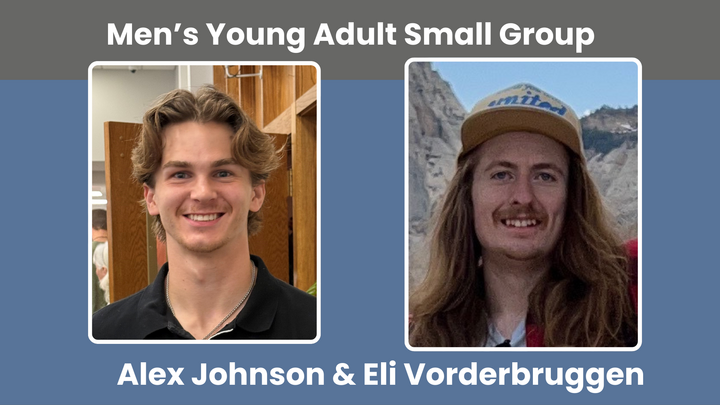 Logo for Men's Young Adult Small Group: Johnson/Vorderbruggen