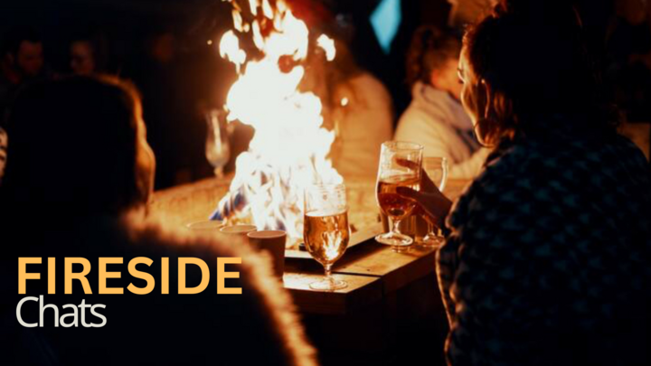 Logo for Fireside Chats