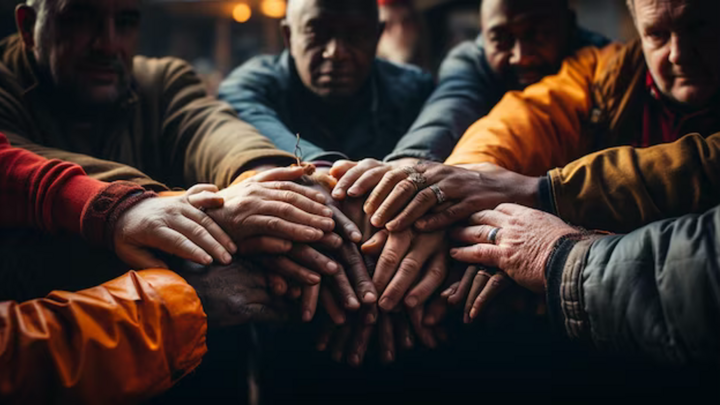 Logo for C.O.M.E.-Círculo de Oración Masculino en Español (L-M-M-J-V)