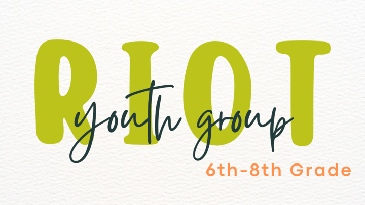Logo for RIOT (6th-8th Grade Youth Group)