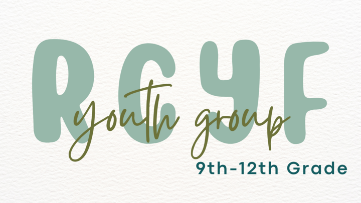 Logo for RCYF (9th-12th Grade Youth Group)
