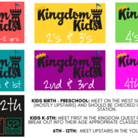 Logo for .Kingdom Kids (Birth - High School)