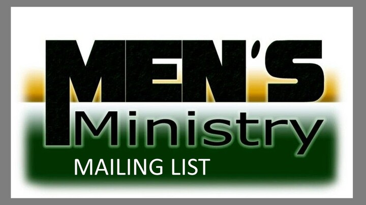 Logo for Men's Ministry Mailing List