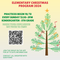 Logo for Elementary Christmas Program