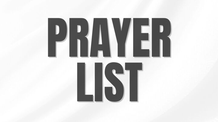 Logo for Prayer List
