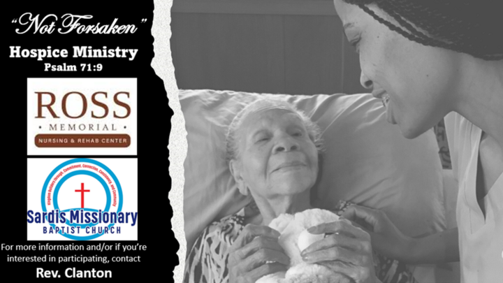 Logo for "Not Forsaken" Hospice Ministry