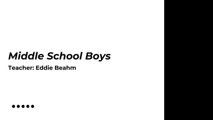 Logo for Youth: Grades 6-8 Boys