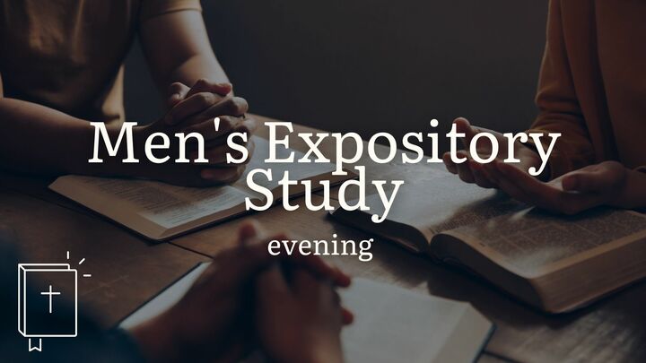 Logo for Men's Expository Study Evening: 1 Timothy
