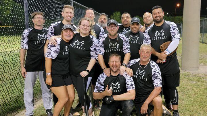 Logo for SC Softball