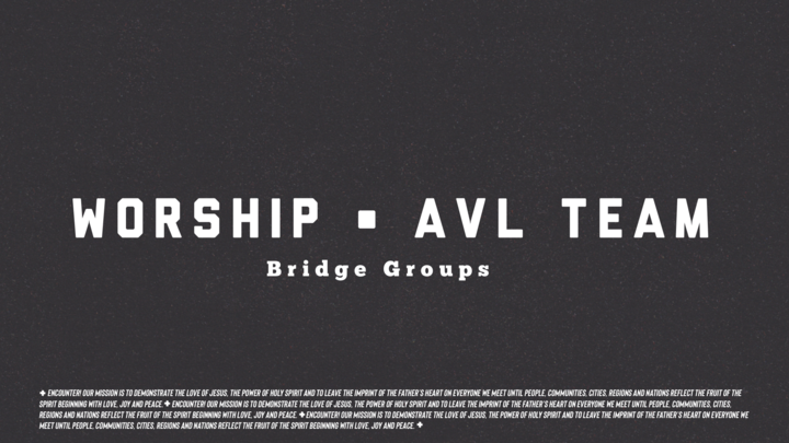 Logo for Worship & AVL Team