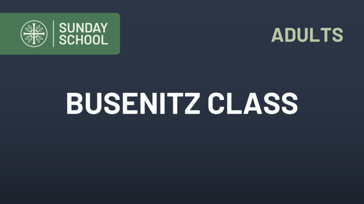 Logo for Adult S.S. – Busenitz Class