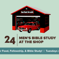 Logo for Men's Bible Study at the Shop