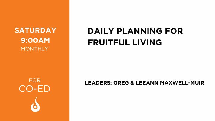 Logo for Small Group: Daily Planning for Fruitful Living