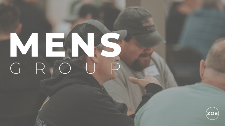 Logo for Men's Group | Bible Study | Jason Hiveley & Adam Brett | Friday Morning
