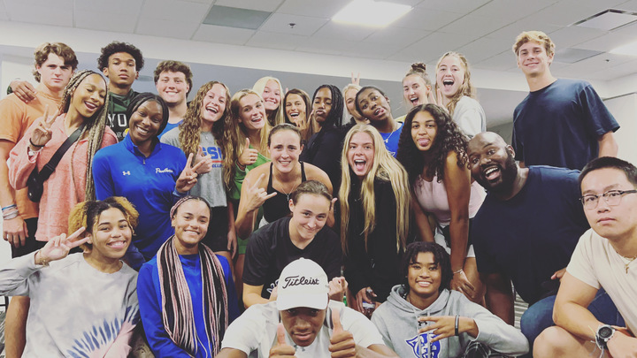 Logo for GSU's Fall '25 FCA Multi-Sport Huddle