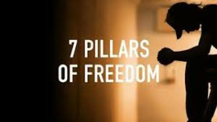 Logo for 7 Pillars of Freedom Purity Group (for men)