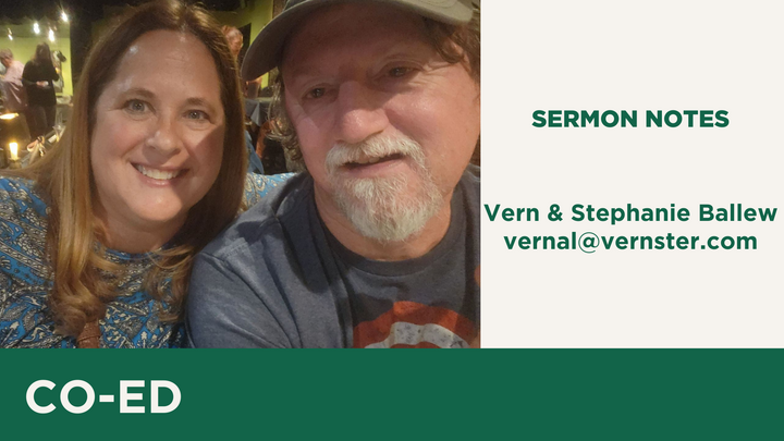 Logo for CO-ED | Ballew Life Group-Sermon Notes