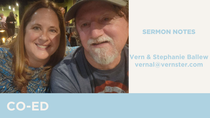 Logo for CO-ED | Ballew Life Group-Sermon Notes