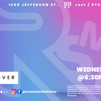 Logo for RSM (rest Student Ministry/Wednesday Hang)